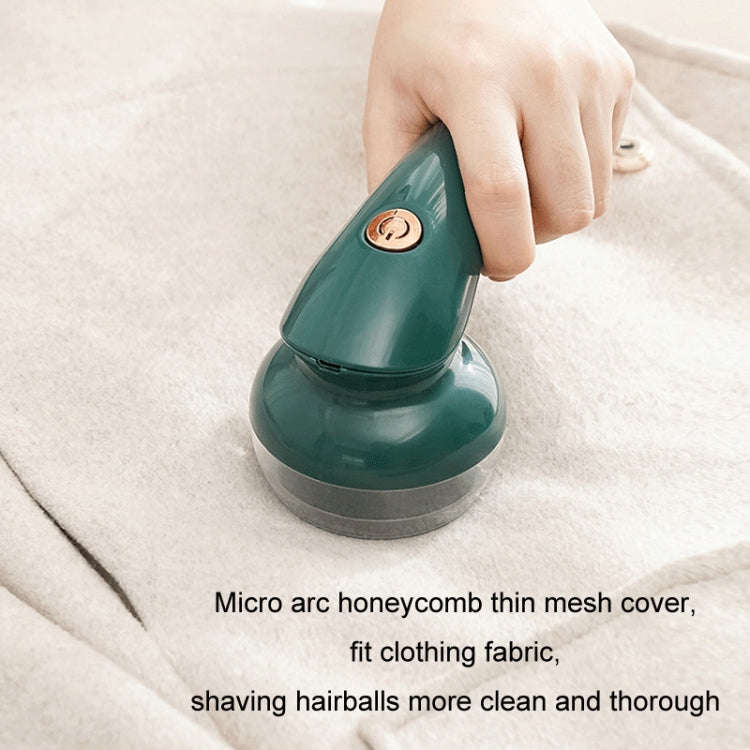 Home Rechargeable Handheld Clothes Hair Ball Trimmer(Green)
