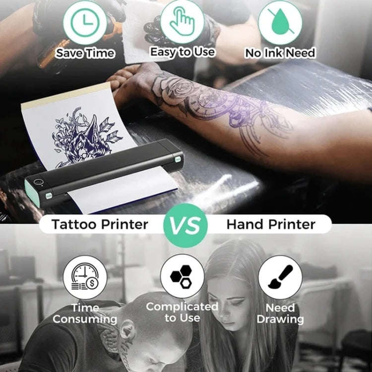 For Phomemo M08F / TP81 100sheets /Pack A4 Tattoo Transfer Paper Compatible For MR.IN Brother Poc...