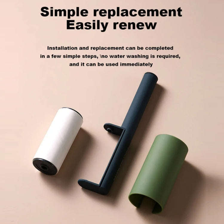 Household Clothing Sofa Hair Vertical Removable Roller Hair Sticker, Color: Green
