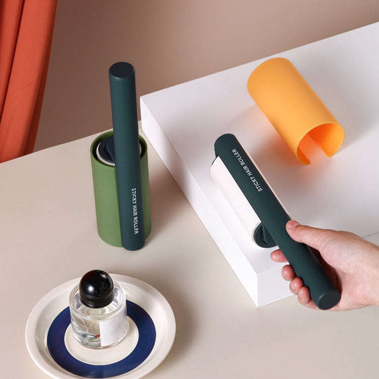 Household Clothing Sofa Hair Vertical Removable Roller Hair Sticker, Color: Green