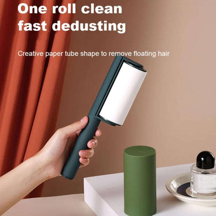 Household Clothing Sofa Hair Vertical Removable Roller Hair Sticker, Color: Green