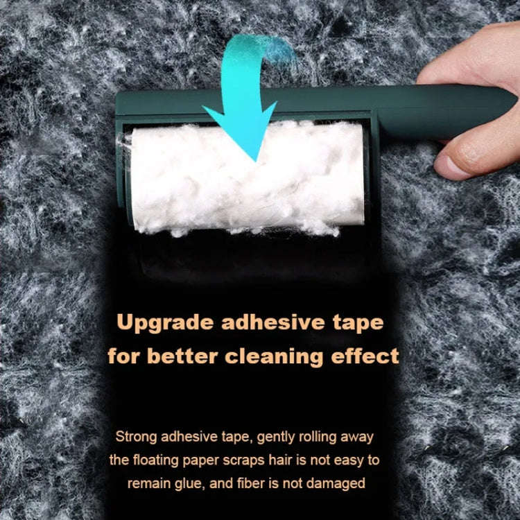 Household Clothing Sofa Hair Vertical Removable Roller Hair Sticker, Color: Green