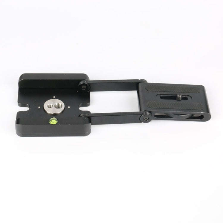 Folding Z Type Tilt Pan Tripod Head Ball Head Quick Release Plate Stand for DSLR Camera