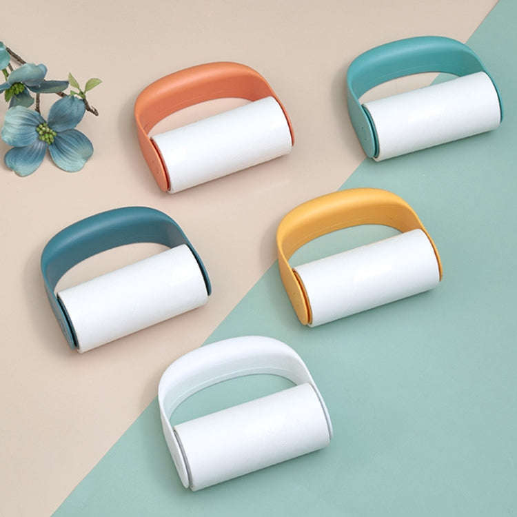 Household Roller Removable Dust-sticking Clothes Lint Sticker, Color: Crange