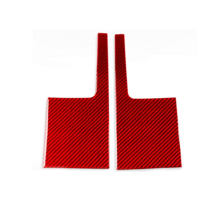 For Jaguar F-TYPE 2013+ Left And Right Drive Universal Instrument Center Air Vent Sticker(Red)