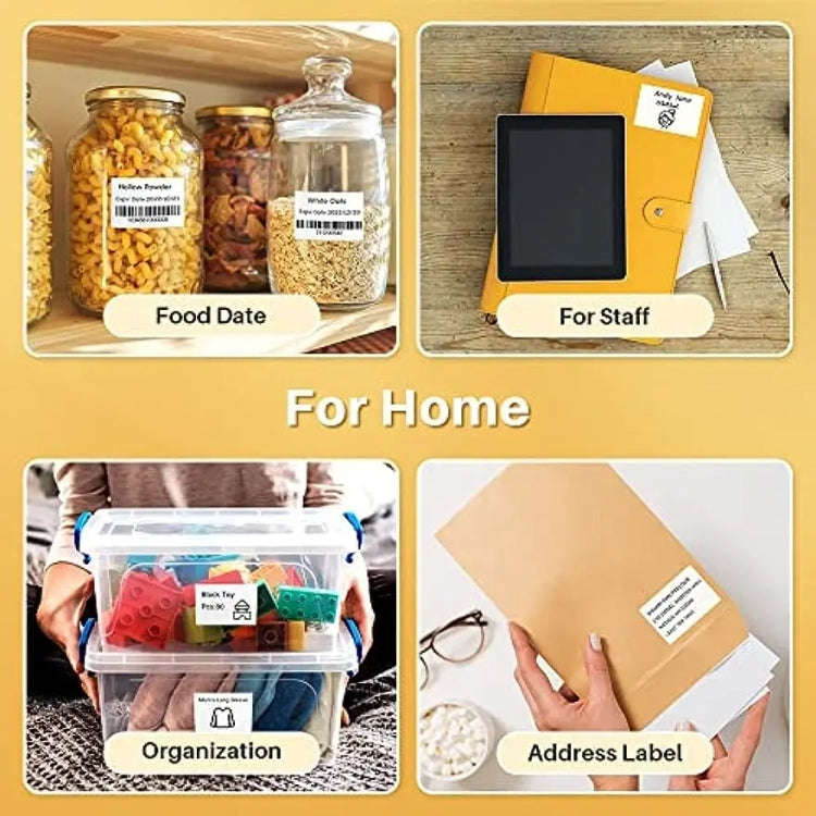 Phomemo M120 Label Maker Barcode Printer Bluetooth Thermal Label Machine(White)