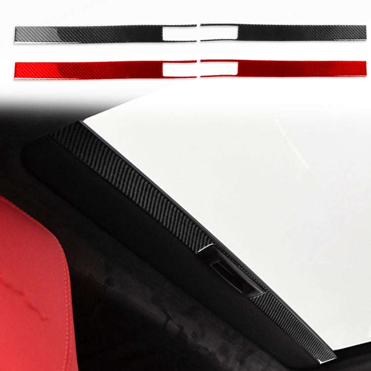 For Jaguar F-TYPE 2013+ Universal Sunroof Handle Sticker For Left And Right Drive(Black)