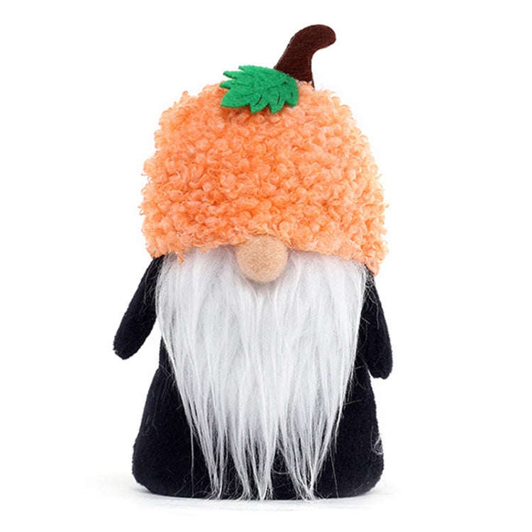 Halloween Decorations Ghost Faceless Doll Party Ornaments(Orange)
