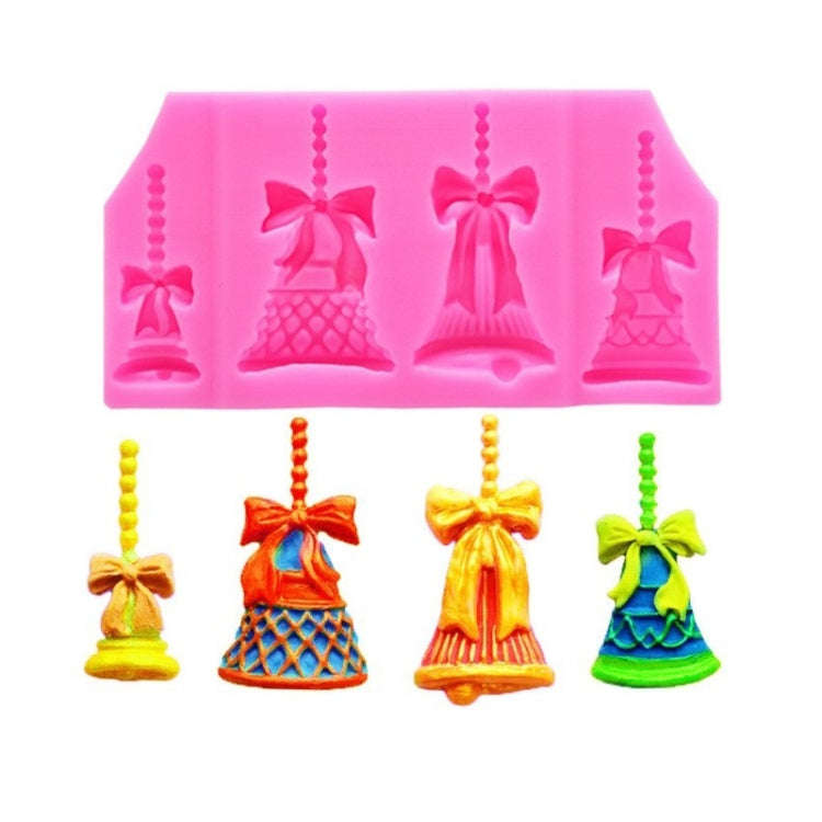 DIY Christmas Silicone Mold Elk Sleigh Cake Plaster Decoration Mold, Model: 50-1620-A