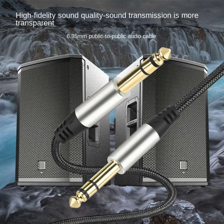 10m Audio Mixing Console Amplifier Drum Connection Cable 6.35MM Male To Male Audio Cable 28AWG OD...