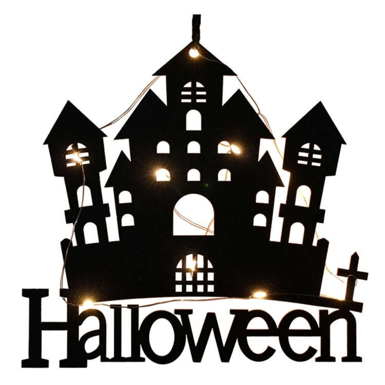Castle 4.5V Halloween Glowing Hanging Lights Party Holiday Decoration