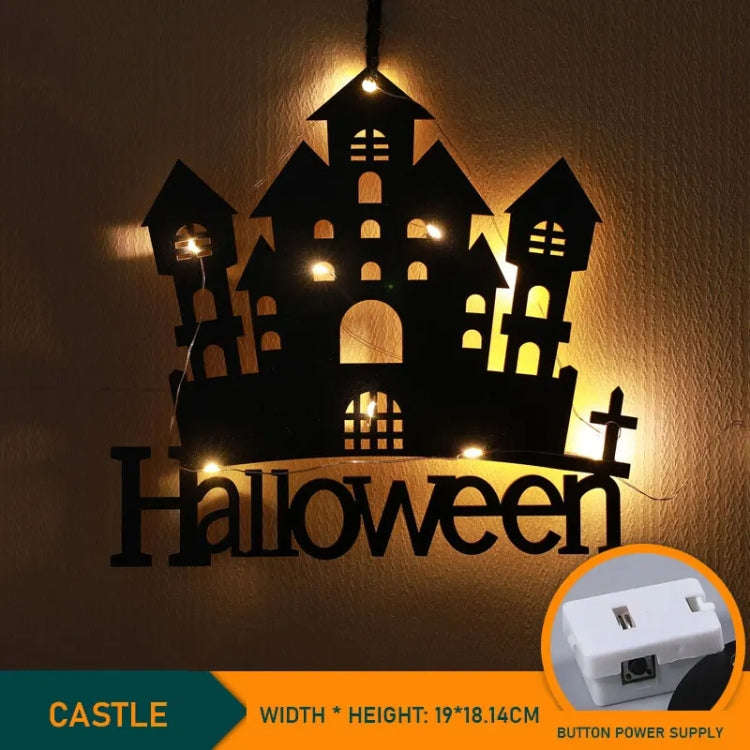 Castle 4.5V Halloween Glowing Hanging Lights Party Holiday Decoration