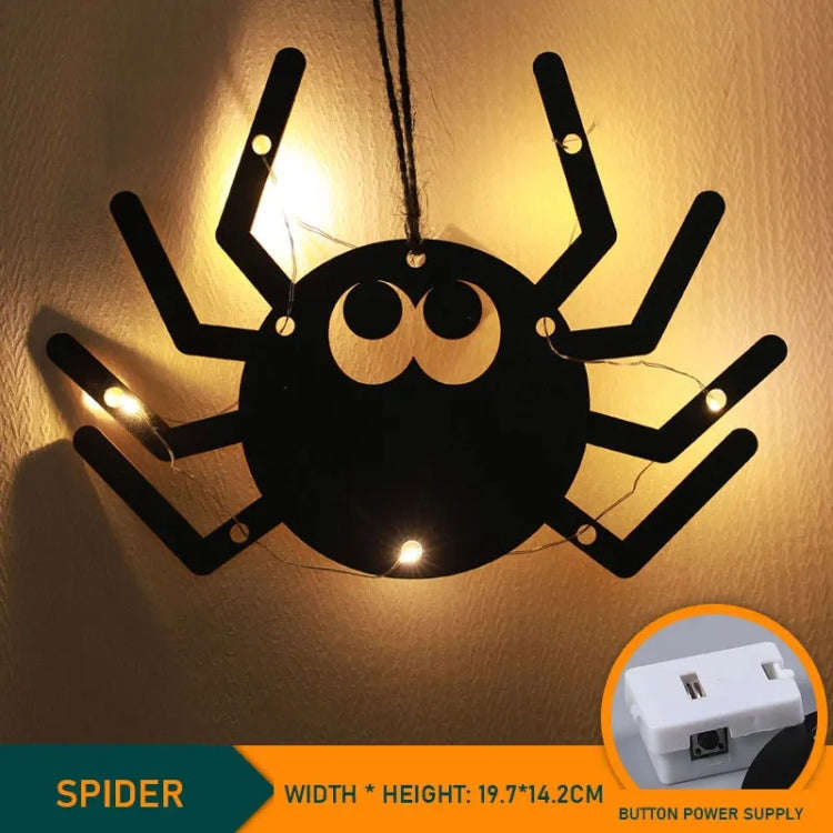 Spider 4.5V Halloween Glowing Hanging Lights Party Holiday Decoration