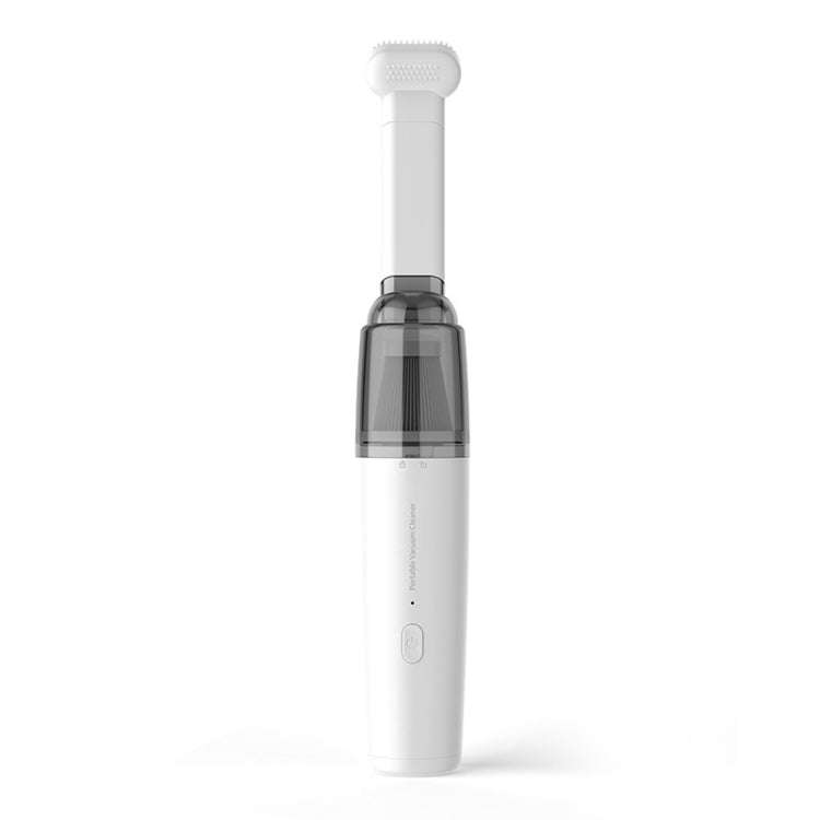 Mini Portable Detachable Wireless Handheld Powerful Car Vacuum Cleaner, Style: Plastic Filter (Wh...