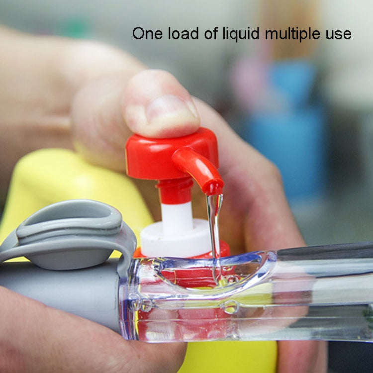 Kitchen Long Handle Automatic Liquid Filling Non-Stick Pan Scrubber Brush Cleaning Brush, Style: ...