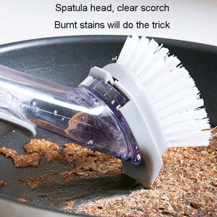 Kitchen Long Handle Automatic Liquid Filling Non-Stick Pan Scrubber Brush Cleaning Brush, Style: ...