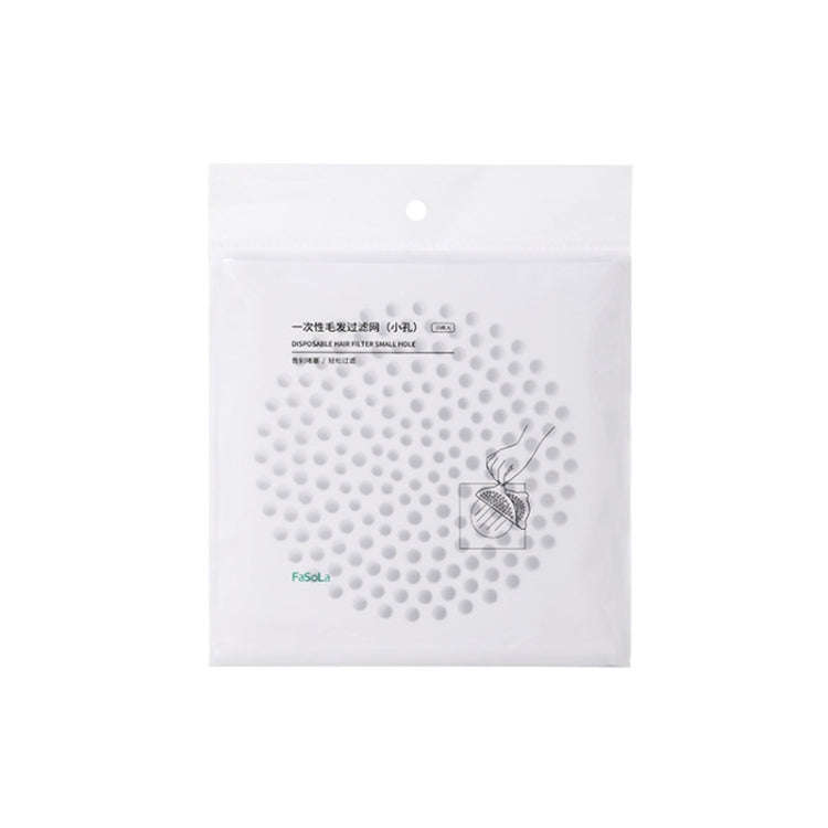 FASOLA 15pcs /Bag Sink Disposable Filter Sewer Mouth Non-woven Floor Drain Sticker, Spec: Small Hole
