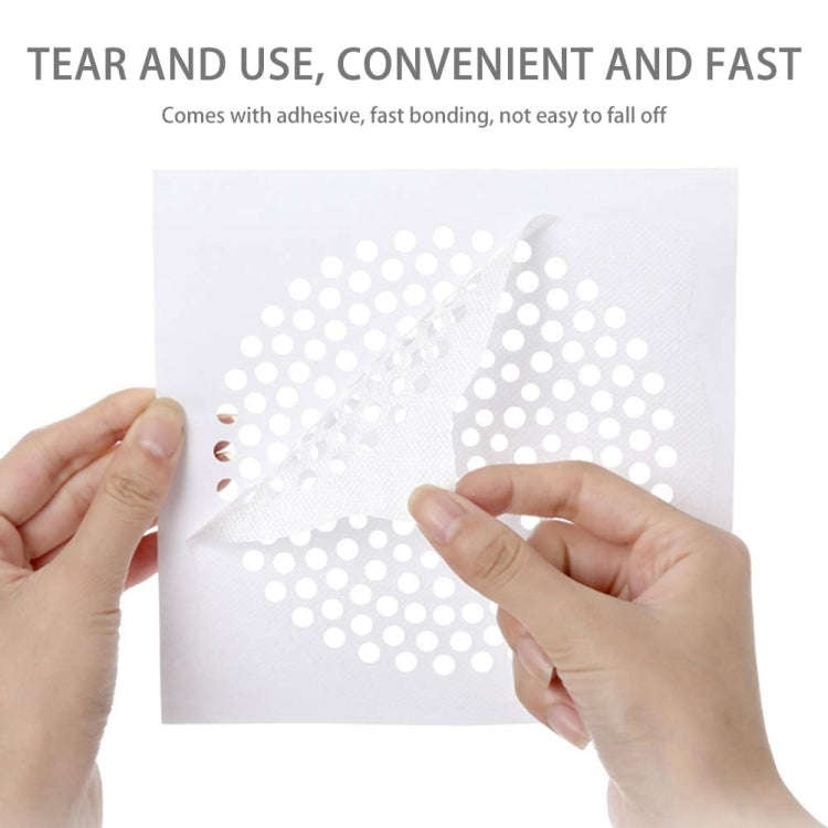 FASOLA 15pcs /Bag Sink Disposable Filter Sewer Mouth Non-woven Floor Drain Sticker, Spec: Large Hole