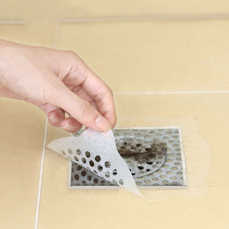 FASOLA 15pcs /Bag Sink Disposable Filter Sewer Mouth Non-woven Floor Drain Sticker, Spec: Small Hole