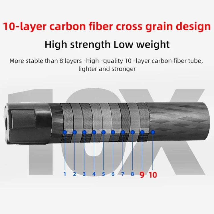 BEXIN RC254 Carbon Fiber Portable Folding Tripod SLR Camera Low Gravity Center Gimbal Photography...