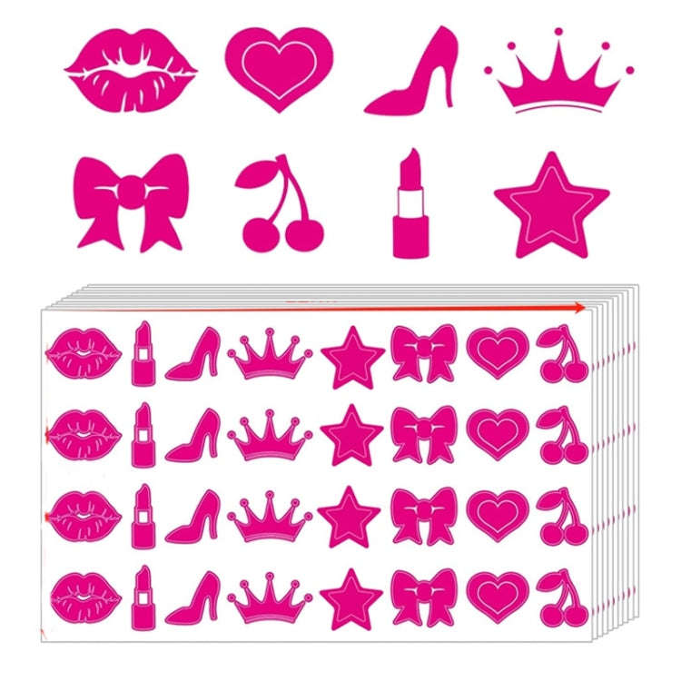 320pcs /Pack Style 7 Tanning Sunbathing Stickers Self Adhesive Body Stickers