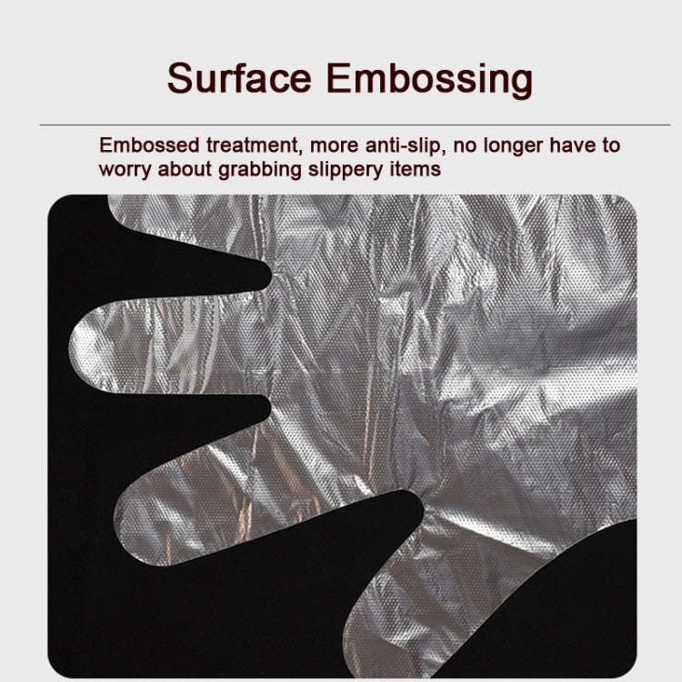 1000pcs Standard 0.6g Disposable Gloves Transparent Food Catering Protective Glove
