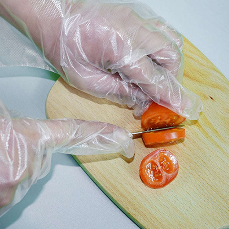 1000pcs Standard 0.6g Disposable Gloves Transparent Food Catering Protective Glove