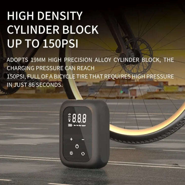 Multifunctional Portable Car Electric Wireless Tire Inflator Pump(Touch Screen Button)
