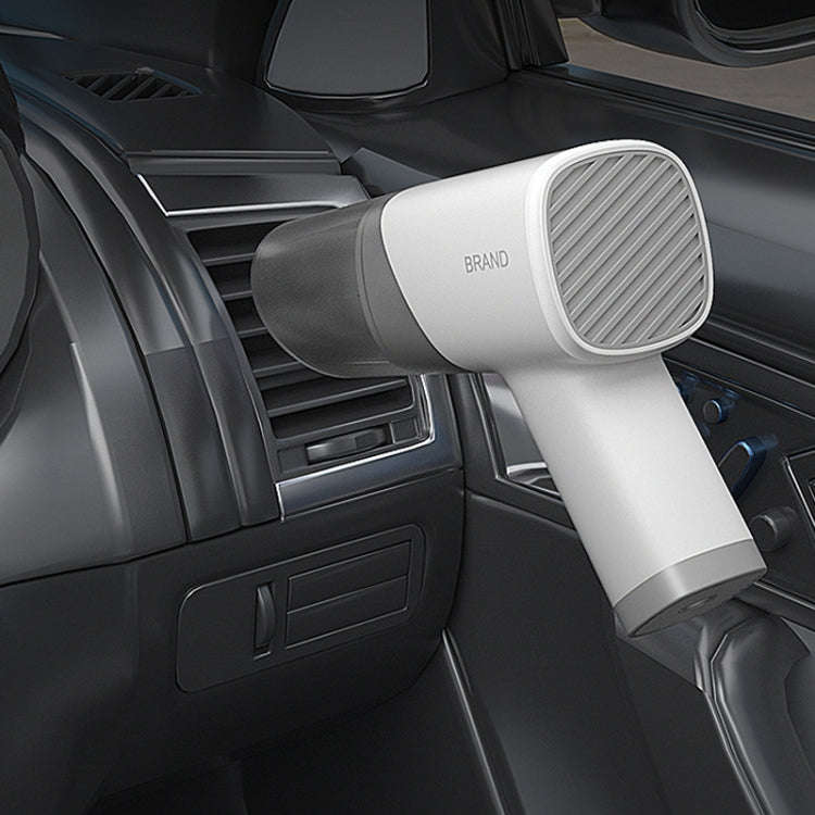 Portable Handheld USB Charging Car Vacuum Cleaner, Color: Wireless White
