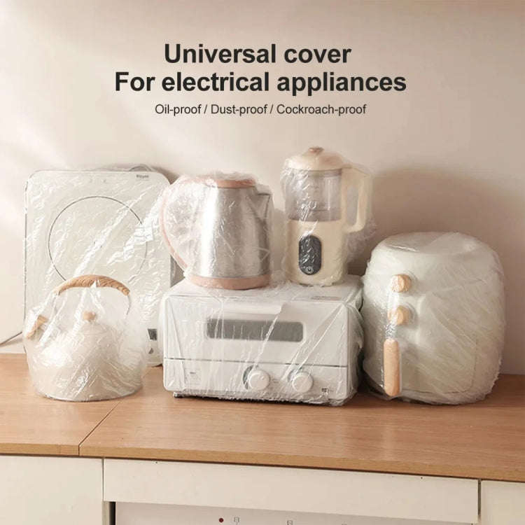10pcs /Bag Disposable Furniture Dust Cover For Electric Cooker Oven Electric Fan 90x120cm(White)