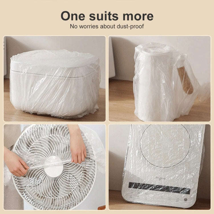 10pcs /Bag Disposable Furniture Dust Cover For Electric Cooker Oven Electric Fan 90x120cm(White)