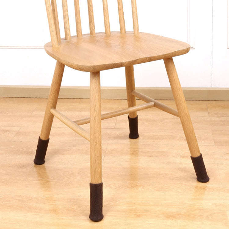 16pcs /Set Non-Slip Table And Chair Protectors Silent And Wear-Resistant Table Pads(Light Brown)