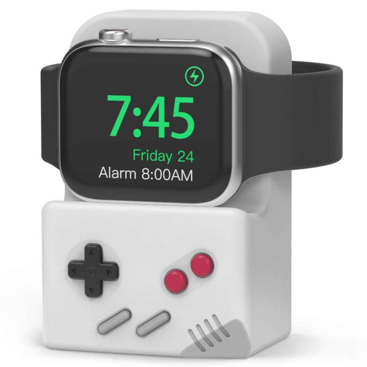 For Apple Watch Silicone Charging Stand Charging Base Storage Stand Without Charger(Grey)