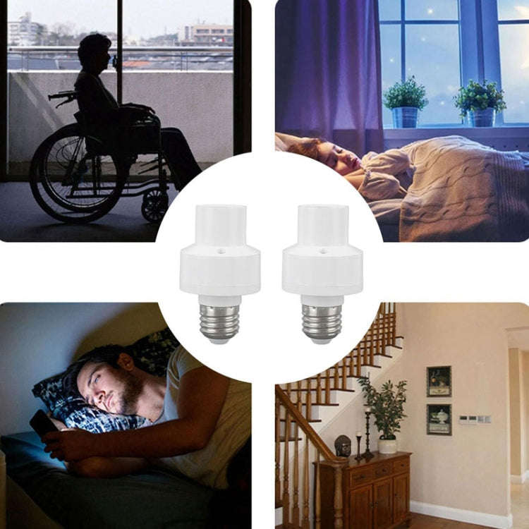 9x5.2cm E27 Screw Smart Light Holder Wireless Bluetooth Remote Control Lamp Base