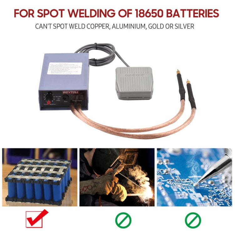Portable 18650 Battery Spot Welder 5000W High Power Handheld Spot Welding Machine, Style: Automat...