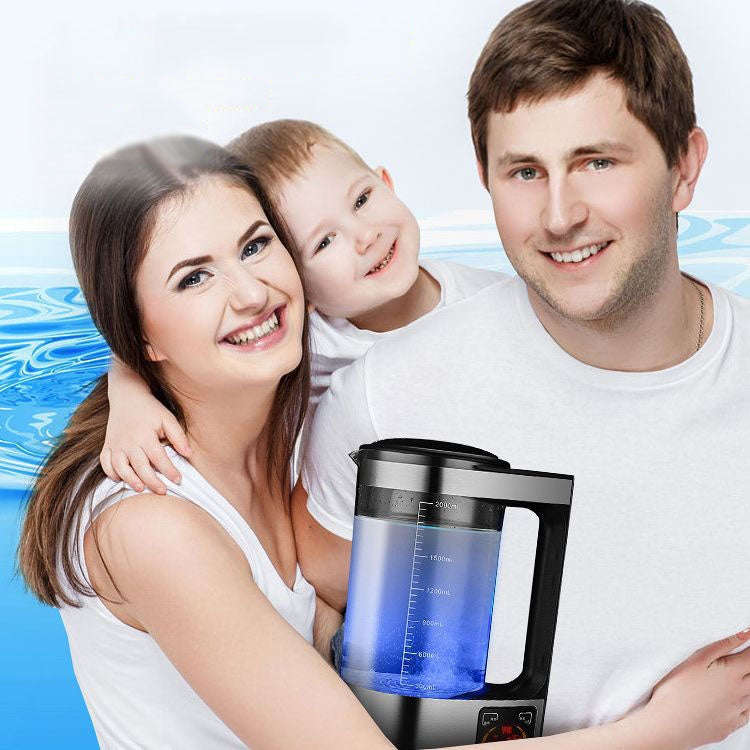 V8 2L Micro-electrolysis hydrogen-rich Water Machine Home Smart Cleaning Hydrogen-rich Kettle(US ...
