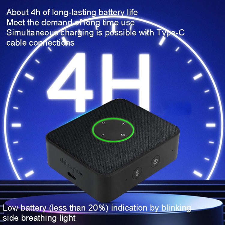 Lenovo Thinkplus MCP01 Intelligent Video Conference Omnidirectional Microphone Sound Portable Blu...