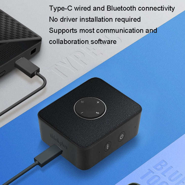 Lenovo Thinkplus MCP01 Intelligent Video Conference Omnidirectional Microphone Sound Portable Blu...