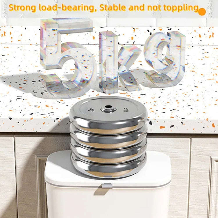 7L Kitchen Hanging Waste Bin With Lid Sliding Cover Under Sink Trash Can(White)