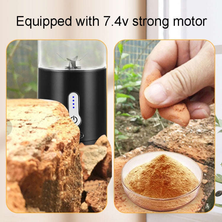 Portable Multifunctional USB Rechargeable Juice Extractor Cup Mini Electrical Juicer(Blue)