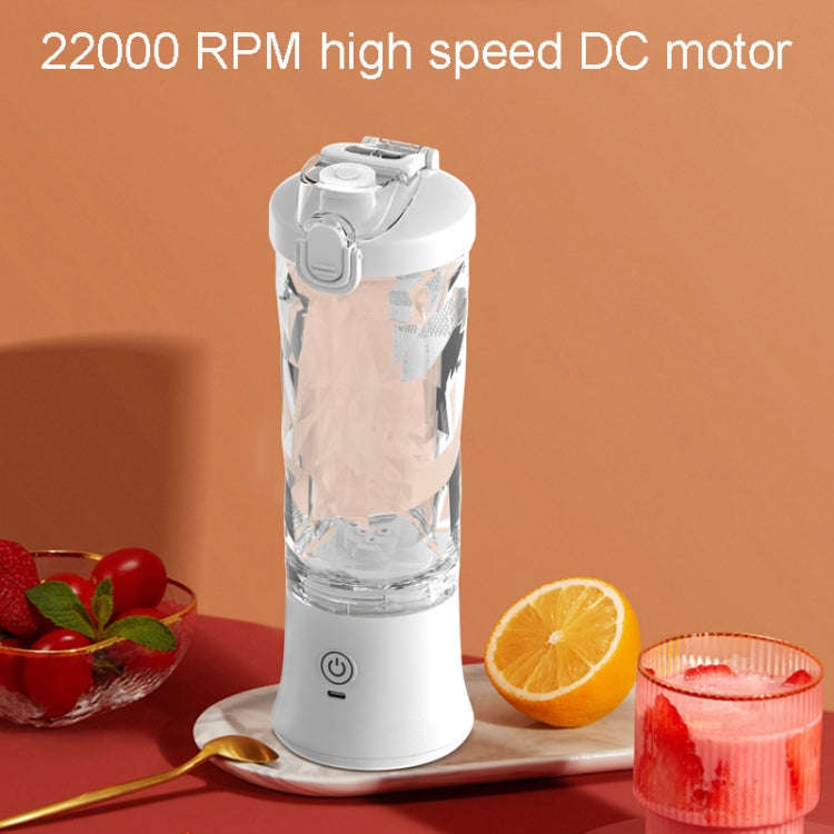 Portable Multifunctional USB Charging Juice Cup Mini Electrical Blender(Pink)