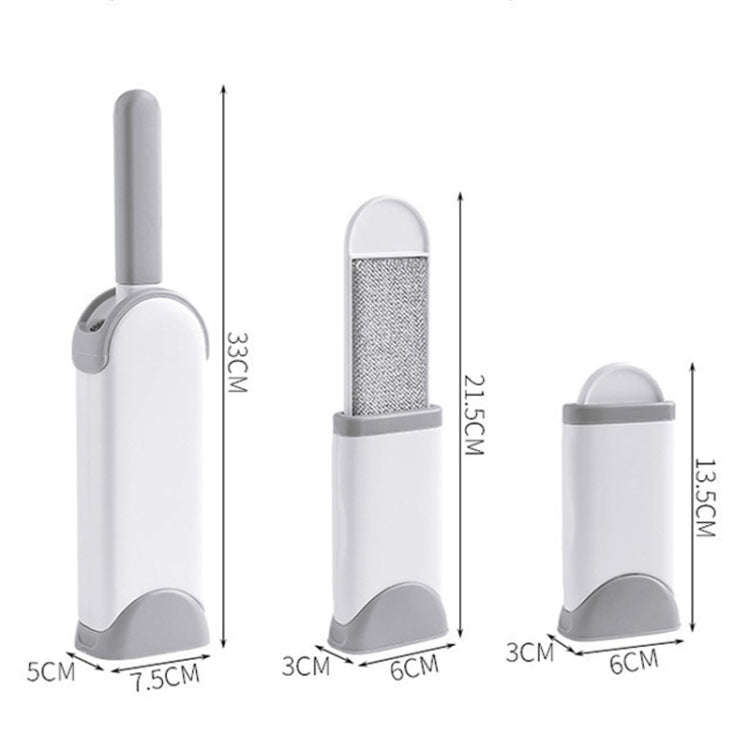 Clothes Sofa Dust Remover Household No-wash Double-sided Electrostatic Hair Removal Brush, Color:...