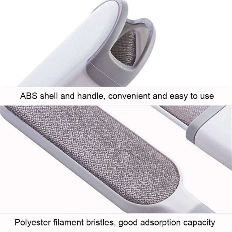 Clothes Sofa Dust Remover Household No-wash Double-sided Electrostatic Hair Removal Brush, Color:...