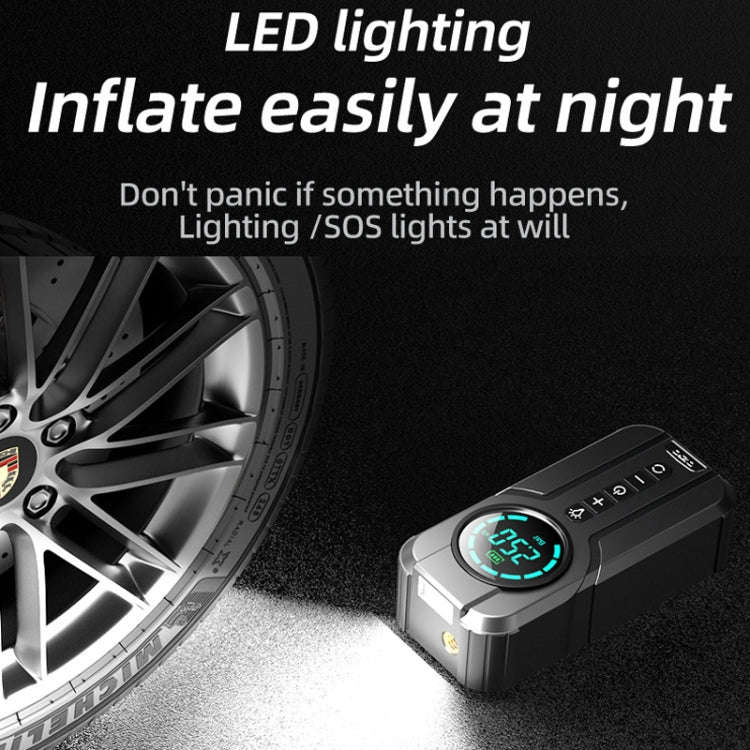 Car Wireless Inflatable Pump Electric Car Tyre 12V High Power Inflator(Upgrade)