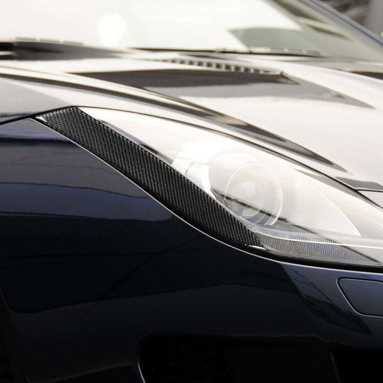 For Jaguar F-TYPE 2013+ Universal Light Eyebrow Sticker For Left And Right Drive(Red)