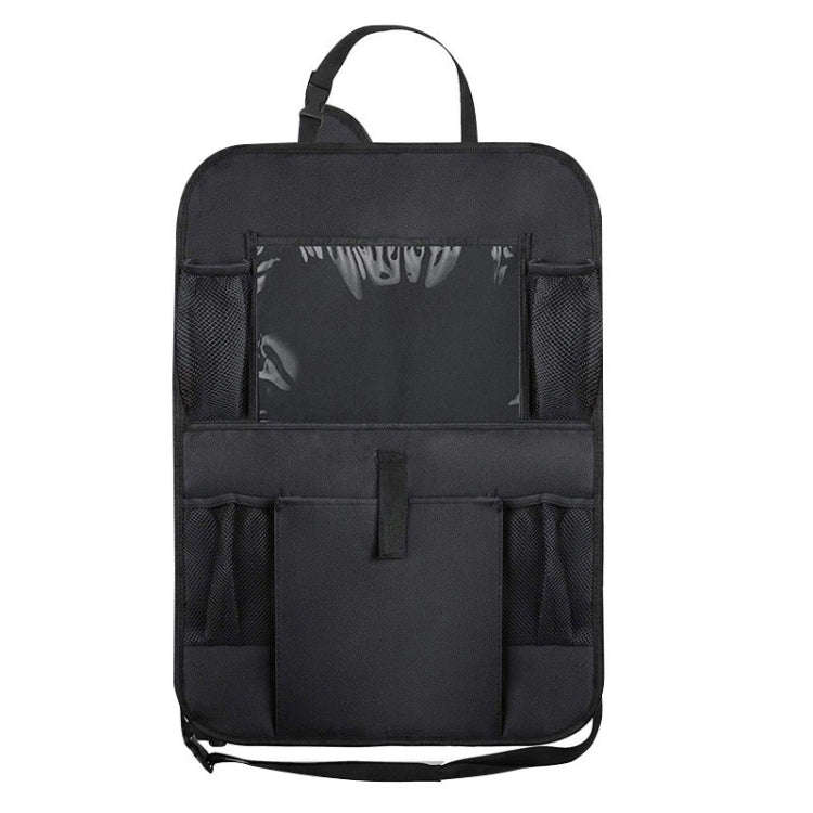 Car Seatback Organiser Storage Hanging Bag(Black)