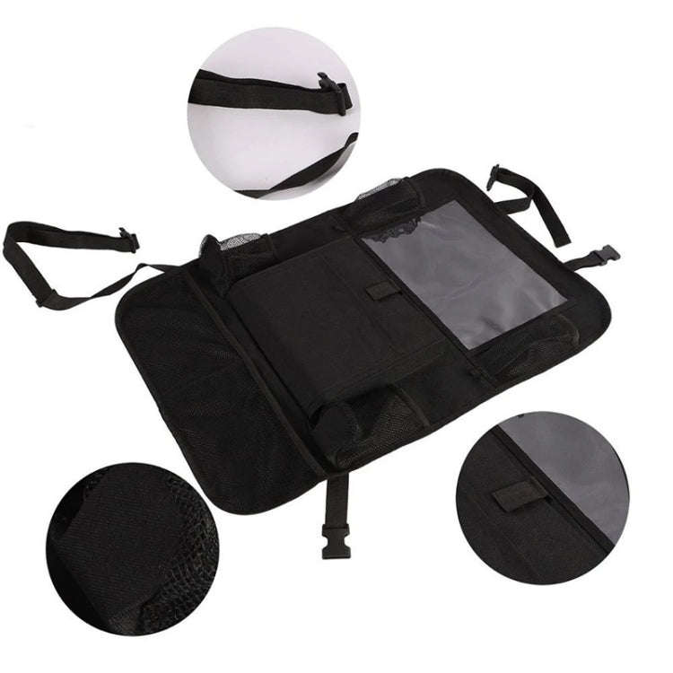 Car Seatback Organiser Storage Hanging Bag(Black)