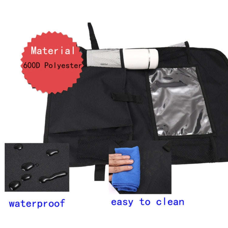 Car Seatback Organiser Storage Hanging Bag(Black)