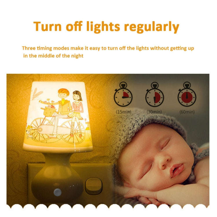 Plug-In Cup-Shaped Night Light Girl Bedroom Bedside Dim Lamp With Remote ControlCN Plug, Style...