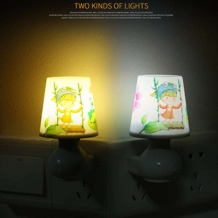 Plug-In Cup-Shaped Night Light Girl Bedroom Bedside Dim Lamp With Remote ControlCN Plug, Style...